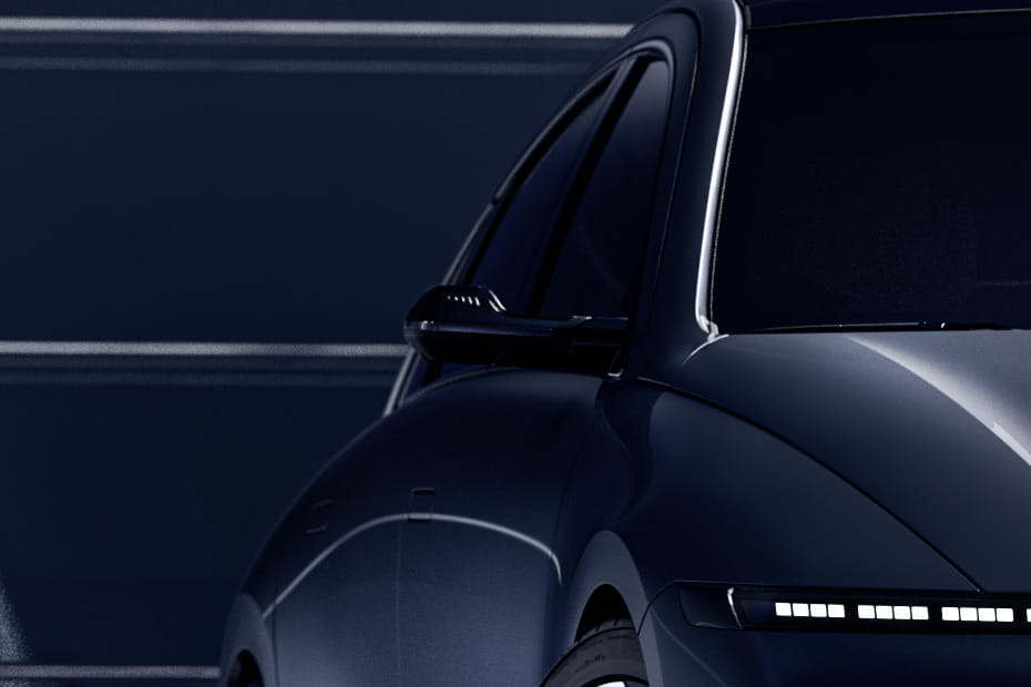 هيونداي أيونيك 6 2026 Drivers Side Mirror Front Angle