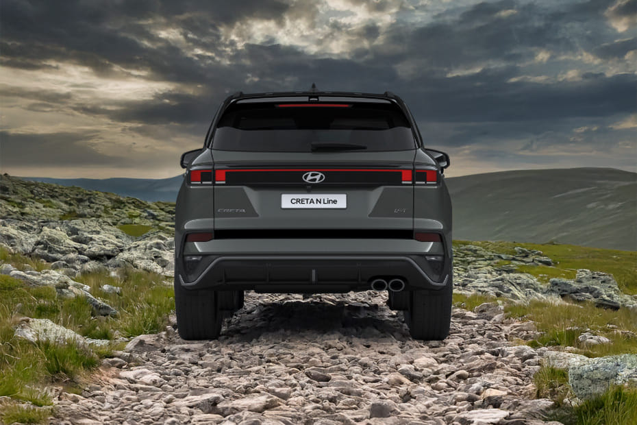 Full Rear View of Hyundai Creta