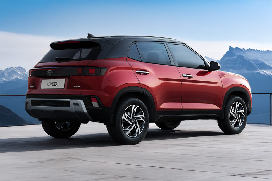 كريتا Rear angle view