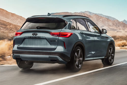 QX50 Rear angle view