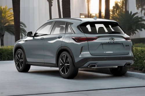 Rear Cross Side View of انفنتي QX50