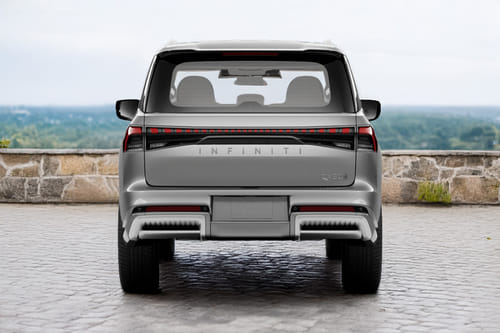 Full Rear View of Infiniti QX80