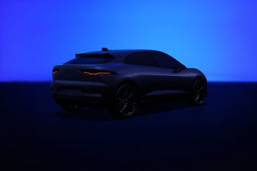 Rear Cross View of Jaguar I-Pace