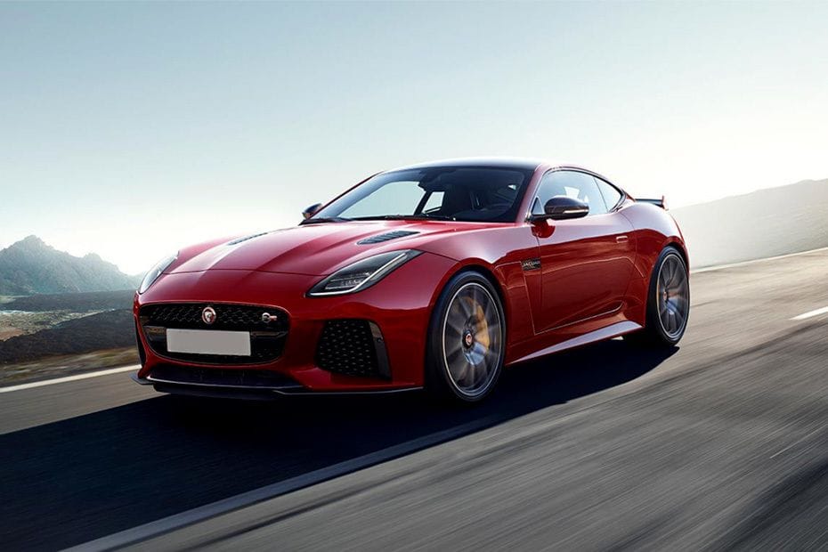 Jaguar  F-Type Front angle low view