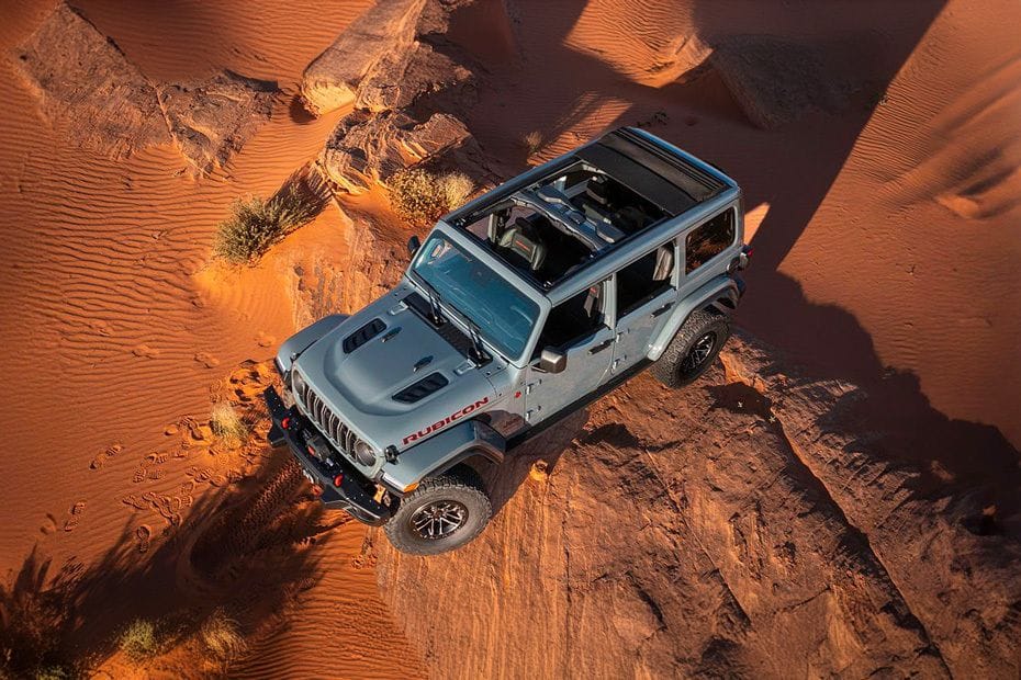 Jeep Wrangler Front Angle High View