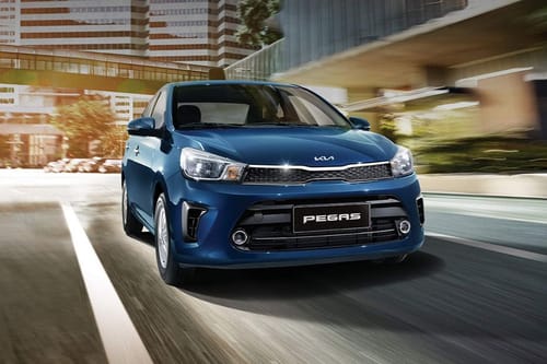 كيا  بيجاس Front angle low view