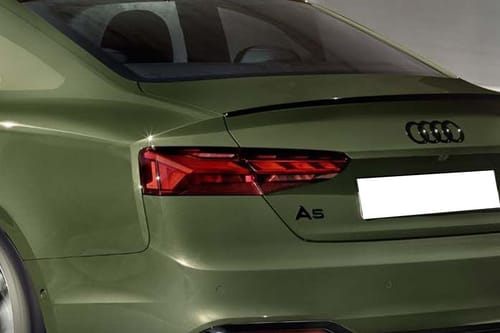 Rear Cross View of Audi A5 Coupe