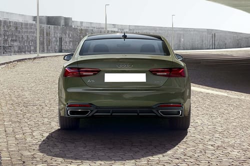 Rear Medium View of Audi A5 Coupe