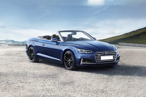 Audi S5 Convertible Front Cross Side View