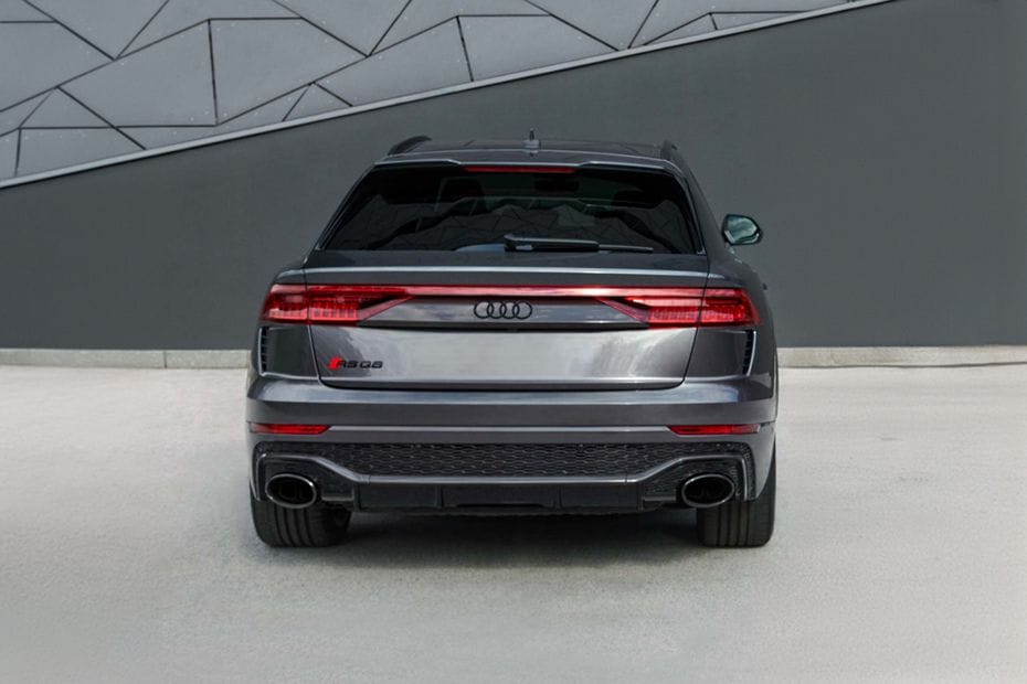 Full Rear View of Audi RS Q8