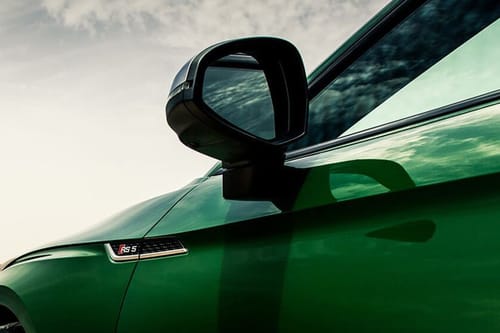 Audi RS 5 Coupe Drivers Side Mirror Rear Angle