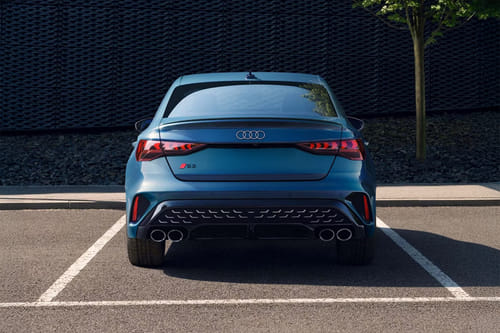 Full Rear View of Audi S3