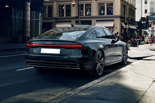 Rear Cross View of Audi A7 Sportback