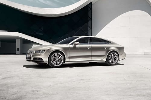 Rear Cross View of Audi A7