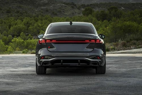 Full Rear View of Audi A5 Sedan