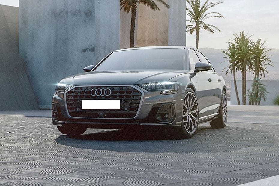 أودي A8 L Front Cross Side View