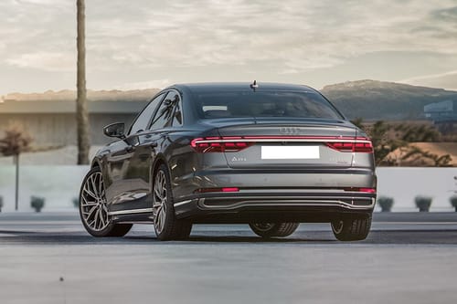 A8 L Rear Low Angle View