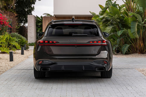 Full Rear View of Audi A6 Avant