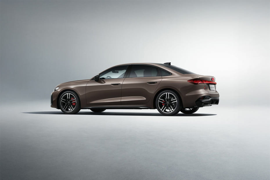 Rear Cross View of Audi A5 L