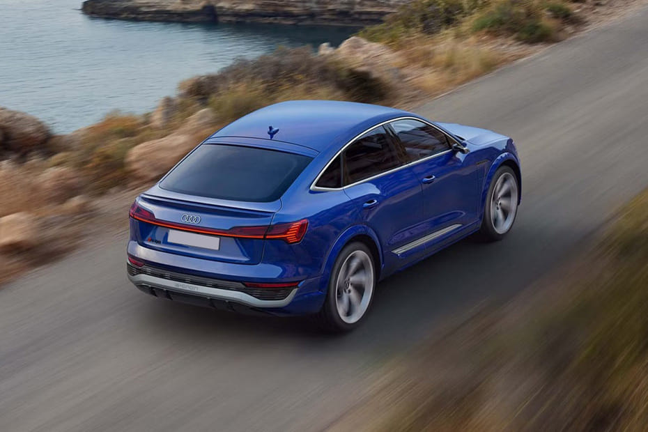 SQ8 E-tron Rear angle view