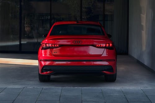 Full Rear View of Audi A3
