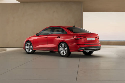 Rear Cross Side View of Audi A3