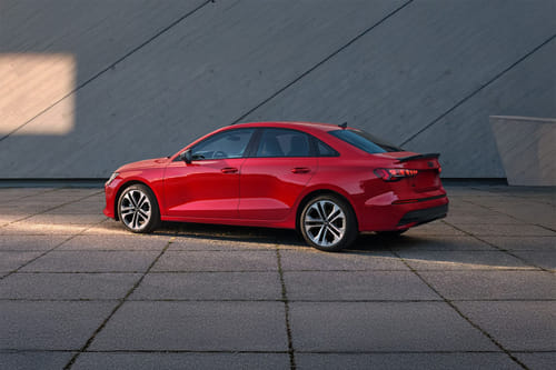 Rear Cross View of Audi A3