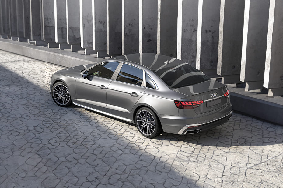 Rear Cross Side View of Audi A4