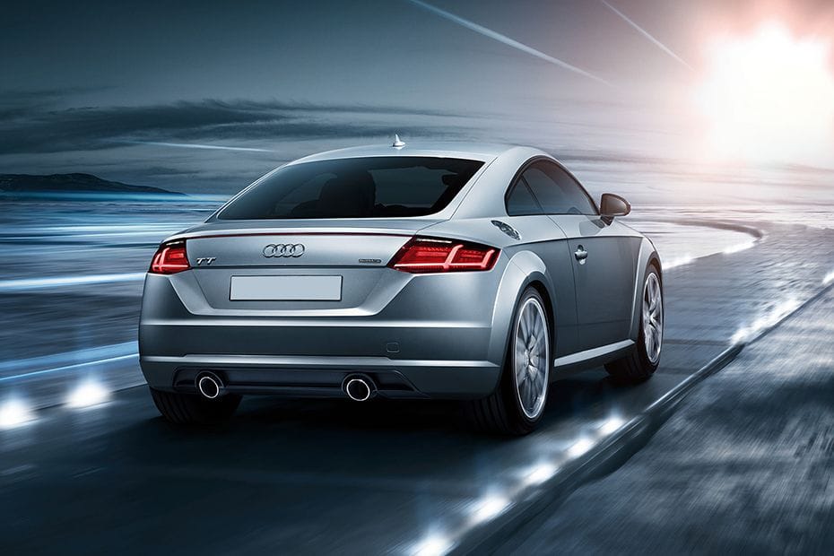 TT Coupe Rear angle view