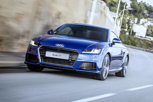 TT Coupe Tilted Front View