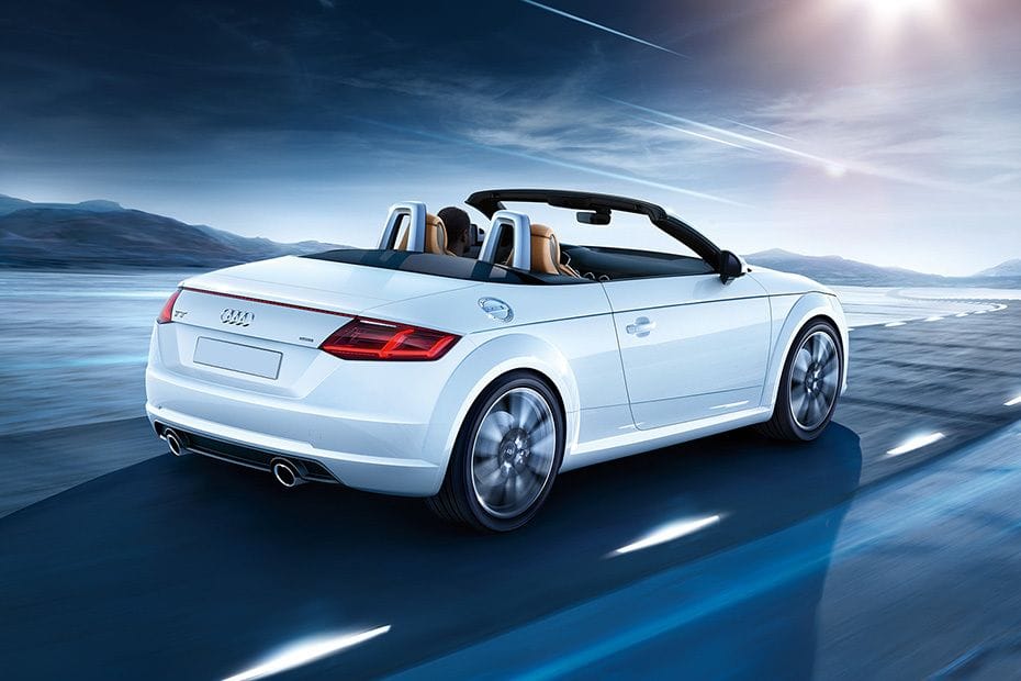 TT Roadster Rear angle view