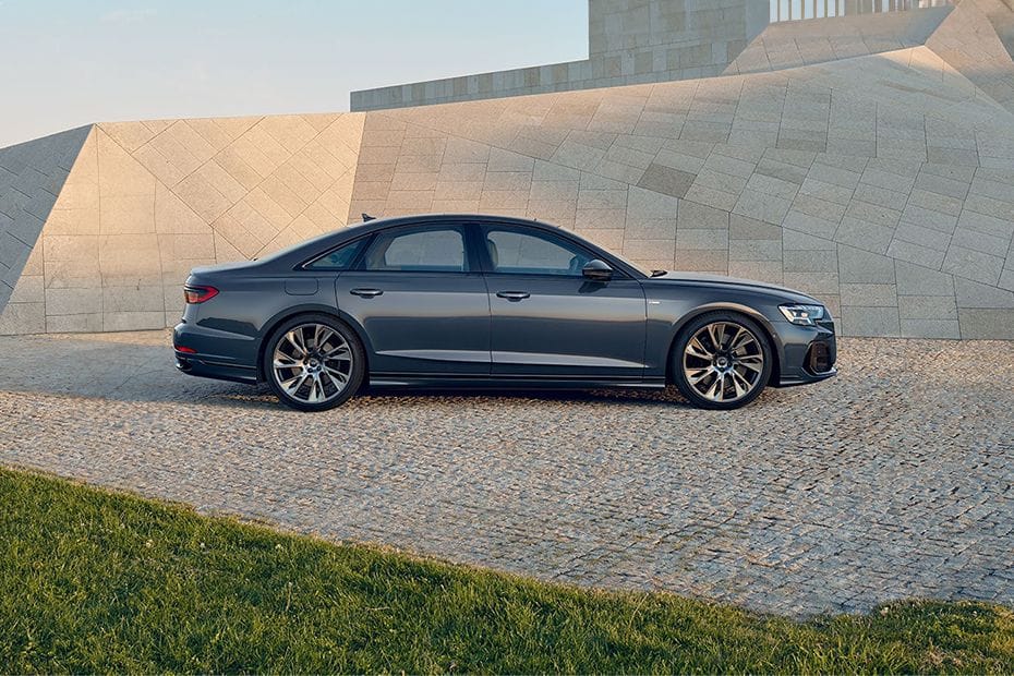 Audi A8 Front Cross Side View