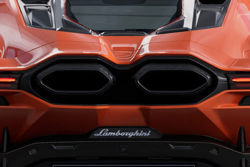 Exhaust Pipe of Lamborghini Revuelto