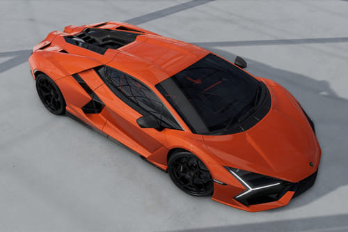 Lamborghini Revuelto Front Cross Side View