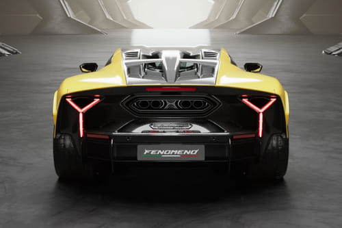 Full Rear View of Lamborghini Limited Series