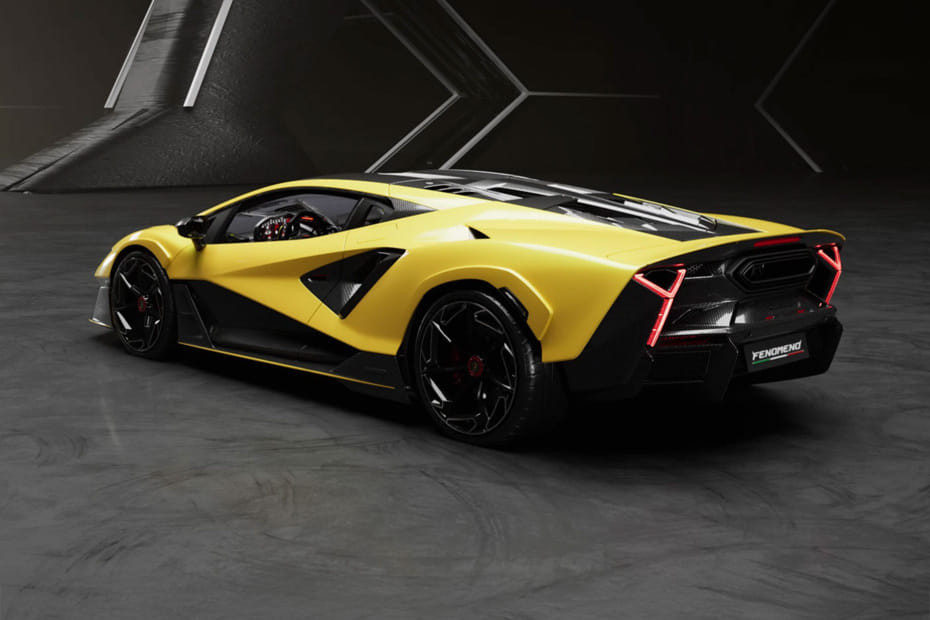 Rear Cross Side View of Lamborghini Limited Series