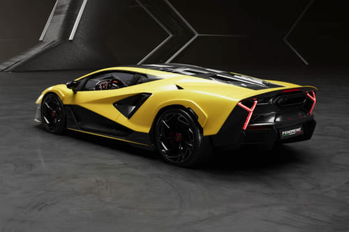 Rear Cross Side View of Lamborghini Limited Series