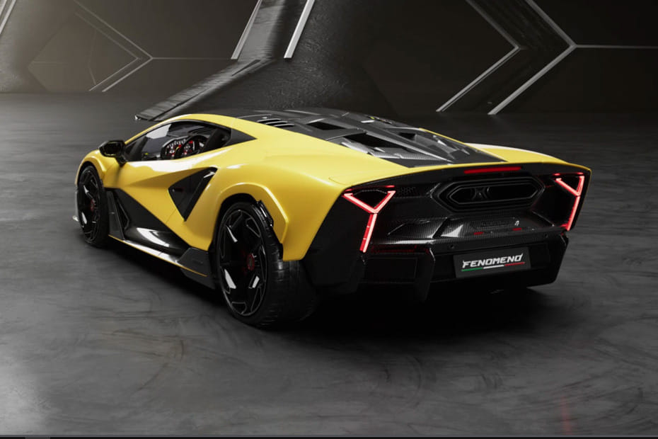 Rear Medium View of Lamborghini Limited Series