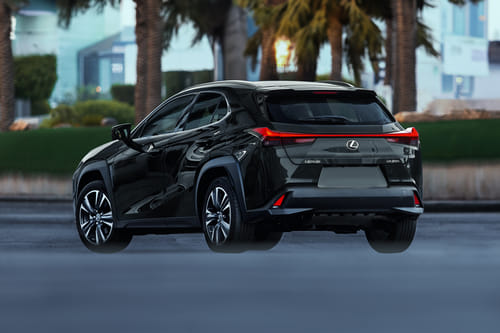 Rear Cross Side View of Lexus UX300H
