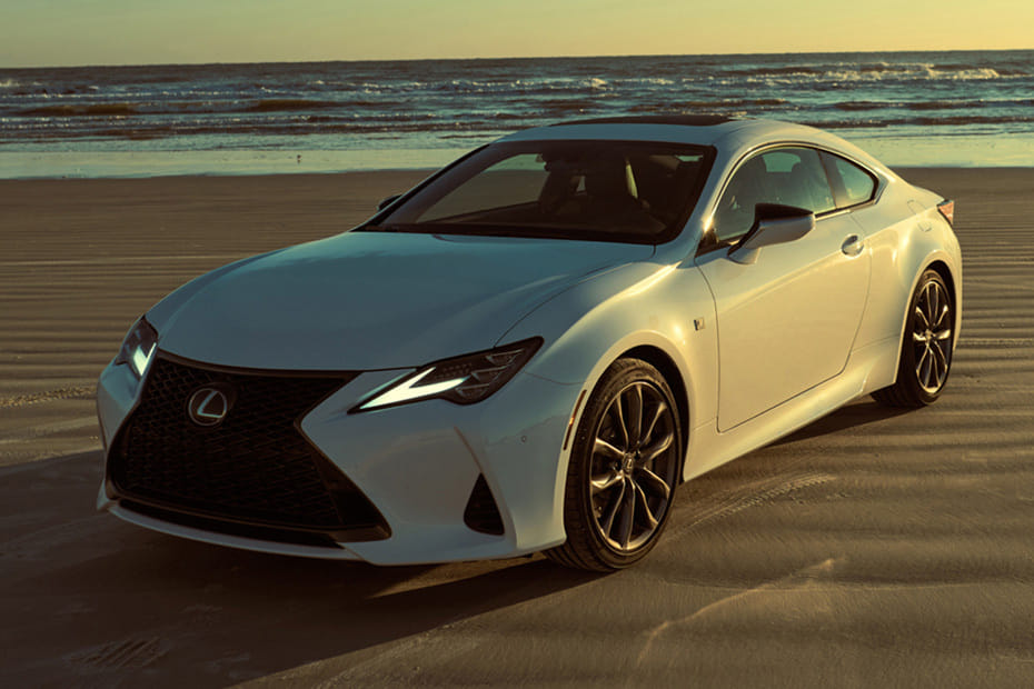 Lexus  RC Front angle low view