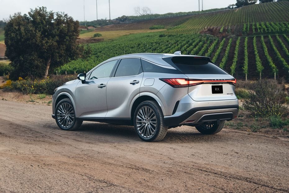 RX Rear angle view
