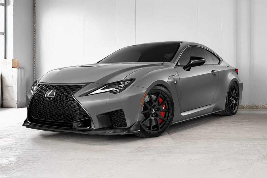 Lexus  RC F Front angle low view