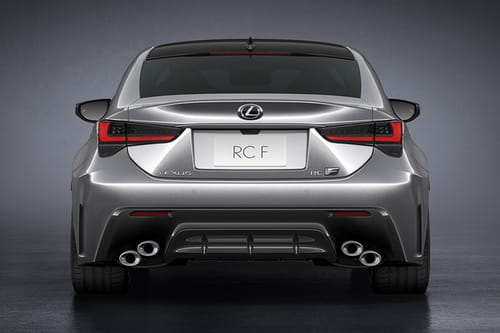Full Rear View of Lexus RC F