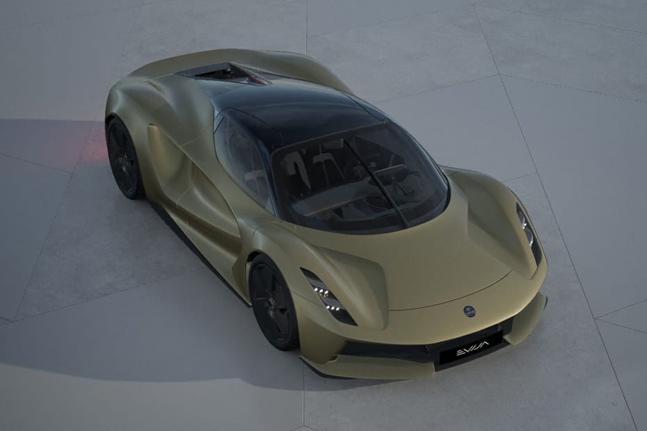 لوتس إيفيجا Front Cross Side View