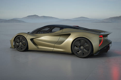 Rear Cross View of Lotus EVIJA