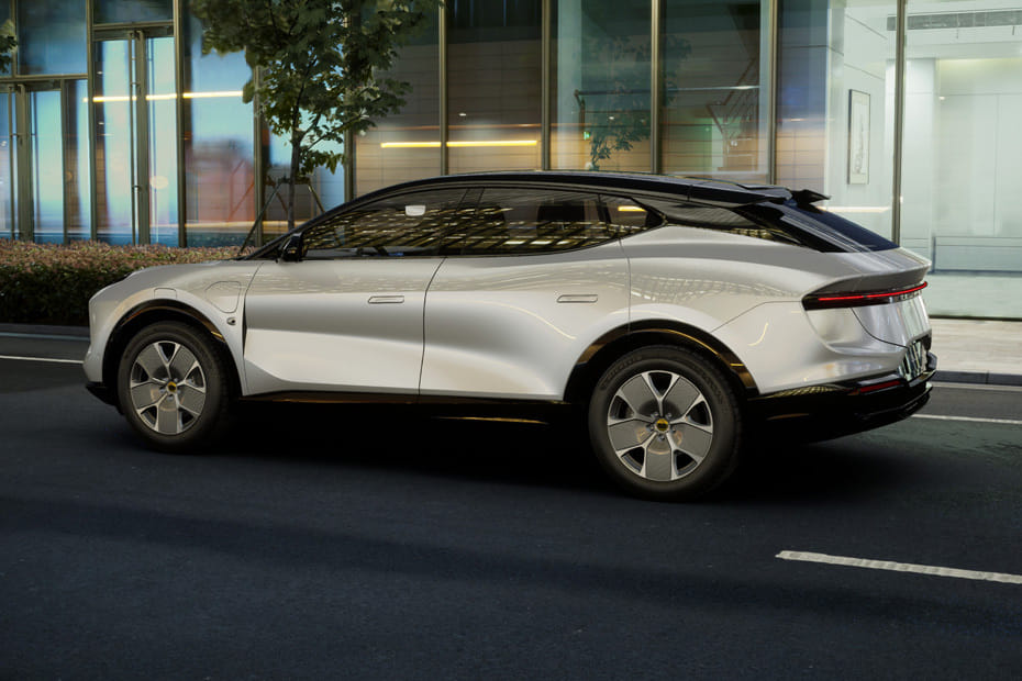 Rear Cross View of Lotus ELETRE