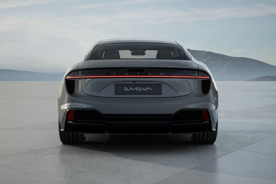 Full Rear View of Lotus Emeya