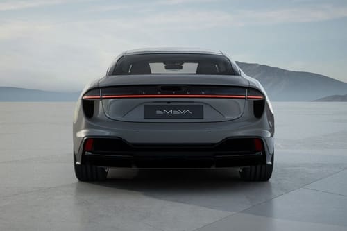 Full Rear View of Lotus Emeya