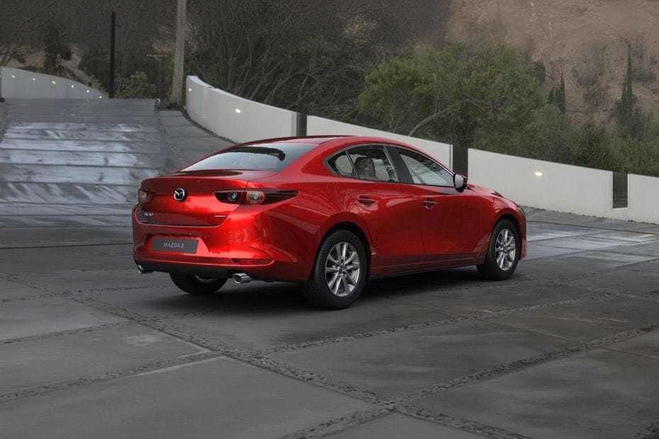 3 Sedan Rear angle view