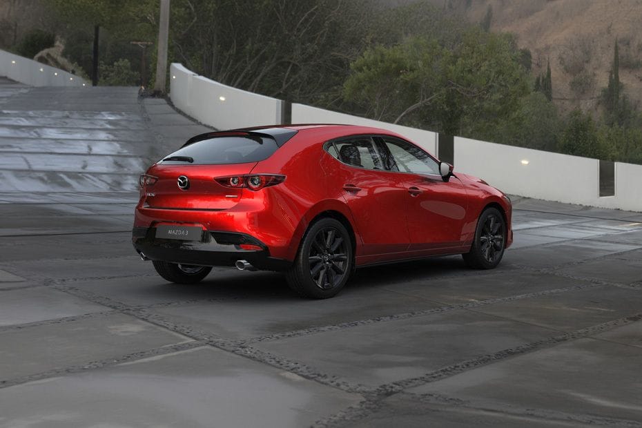 3 Hatchback Rear angle view